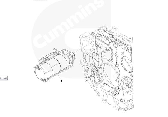 parti di  Engine del motore di avviamento del motore 24V